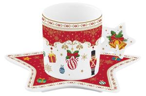 Karácsonyi porcelán csésze - 175 ml - Christmas Ornaments