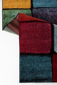 Renkli Kare Előszoba szőnyeg (100 x 150) Multicolor