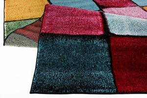 Renkli Kare Előszoba szőnyeg (100 x 200) Multicolor