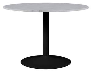 Asztal Oakland 441, Fekete, Fehér, 75cm, Márvány, Fém