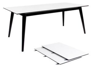 House Nordic - Copenhagen Hosszabbítható Étkezőasztal, 195/285 cm, fekete lábakkal
