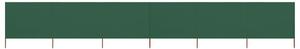 VidaXL zöld szövet 6-paneles szélfogó 800 x 160 cm