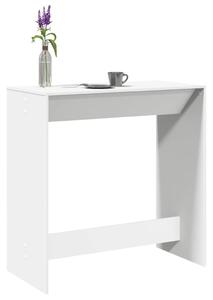 Fehér szerelt fa bárasztal 102 x 50 x 103,5 cm