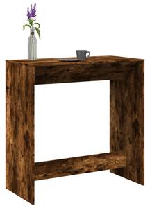 Füstös tölgy színű szerelt fa bárasztal 102 x 50 x 103,5 cm