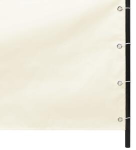 VidaXL krémfehér színű oxford-szövet erkélyparaván 140 x 240 cm
