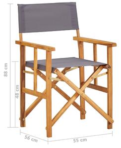 VidaXL tömör akácfa rendezői szék
