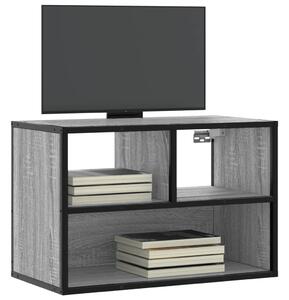 Szürke sonoma színű szerelt fa TV-szekrény 60 x 31 x 39,5 cm