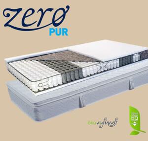 ABBAZIA tasakrugós luxus kategóriájú matrac lószőr/latex topperrel 90*200 cm