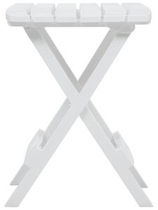 VidaXL fehér összecsukható kerti asztal 45,5 x 38,5 x 50 cm