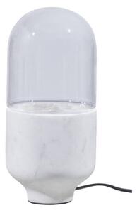 WOOOD - Asel Asztali lámpa, üveg, márvány hatású tört fehér