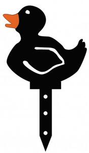Ducks 6 darabos Kerti dekoráció Fekete