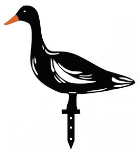 Ducks 6 darabos Kerti dekoráció Fekete