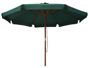 VidaXL zöld kültéri napernyő farúddal 330 cm