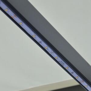 VidaXL krémszínű szélérzékelős és LED-es napellenző 600 x 300 cm