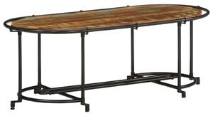Tömör újrahasznosított fa dohányzóasztal 110 x 55 x 40 cm
