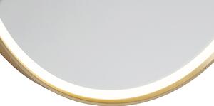 Modern arany fali lámpa, beleértve a LED IP44 tükröt - Miral