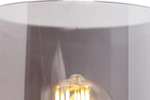 Design fali lámpa fekete füstüveggel - Dome