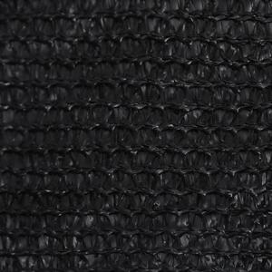 VidaXL fekete HDPE napvitorla 160 g/m² 3,6 x 3,6 x 3,6 m
