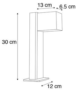 Okos kültéri állólámpa rozsdabarna 30 cm IP44 Wifi GU10 - Baleno