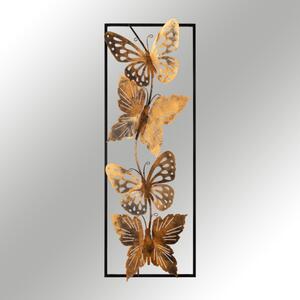 Butterfly Fali fém dekoráció 32x90 Multicolor