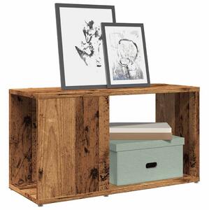 Antik hatású szerelt fa TV-szekrény 60 x 24 x 32 cm