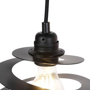 Design függőlámpa 2-lámpa spirál árnyékolással 20 cm - tekercs