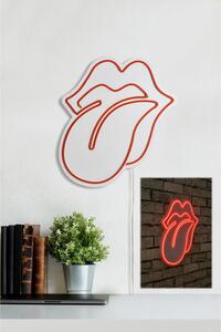 The Rolling Stones - Red Dekoratív műanyag LED világítás 36x2x41 Piros