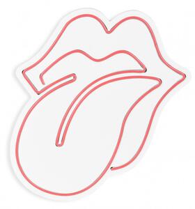 The Rolling Stones - Pink Dekoratív műanyag LED világítás 36x2x41 Rózsaszín