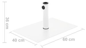 VidaXL fehér acél napernyőtalp 15 kg