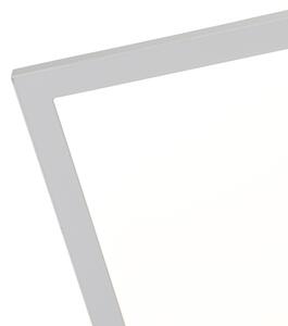 Modern mennyezeti lámpa fehér, LED-del távirányítóval - Mila