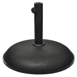 VidaXL fekete acél és cement ernyőtalp 30 kg