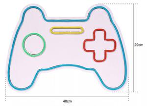 Play Station Gaming Controller - Blue Dekoratív műanyag LED világítás 40x3x29 Multicolor