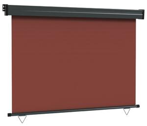 VidaXL barna oldalsó terasznapellenző 122 x 250 cm