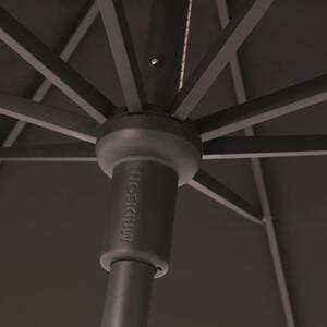 Madison Syros Luxe szürke kerek napernyő 350 cm