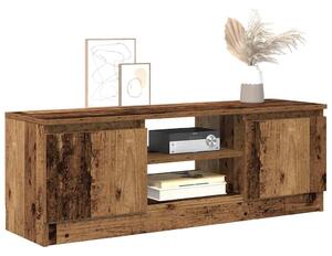 Antik fa színű szerelt fa TV-szekrény 102x30x36 cm
