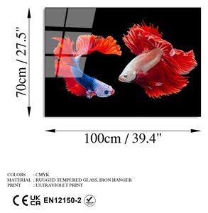 UV-167 70 x 100 Dekoratív edzett üveg festmény 100x70 Multicolor
