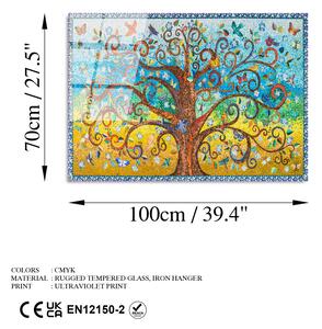 UV-211 70 x 100 Dekoratív edzett üveg festmény 100x70 Multicolor