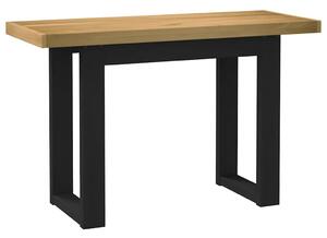 Íróasztal NOAIN U alakú lábak 120x50x75 cm tömör fa fenyőfa