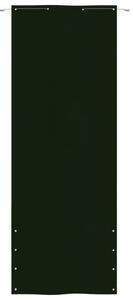 VidaXL sötétzöld oxford-szövet erkélyparaván 80 x 240 cm