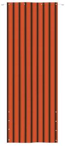 VidaXL narancssárga és barna oxford-szövet erkélyparaván 80 x 240 cm