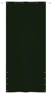 VidaXL sötétzöld oxford-szövet erkélyparaván 120 x 240 cm