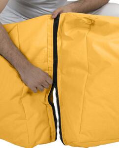 Siesta Sofa Bed Pouf - Yellow Babzsákfotel 55x40 Sárga