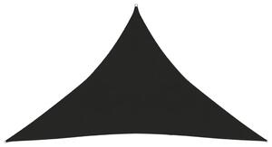 VidaXL fekete HDPE napvitorla 160 g/m² 3,5 x 3,5 x 4,9 m