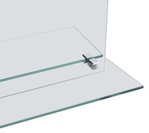 VidaXL edzett üveg falitükör polccal 50 x 70 cm