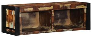 Többszínű tömör újrahasznosított fa TV-szekrény 80x30x25 cm