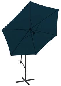 VidaXL 3 m kék konzolos esernyő