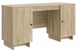 Asztal Sonoma Tölgy Szerelt Fa 142,5 x 50 x 75 cm