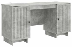 Asztal Betonszürke Szerelt Fa 142,5 x 50 x 75 cm