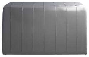 VidaXL szürke acél tárolósátor 370x370 cm