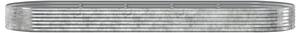 VidaXL ezüstszínű porszórt acél kerti magaságyás 450x140x36 cm